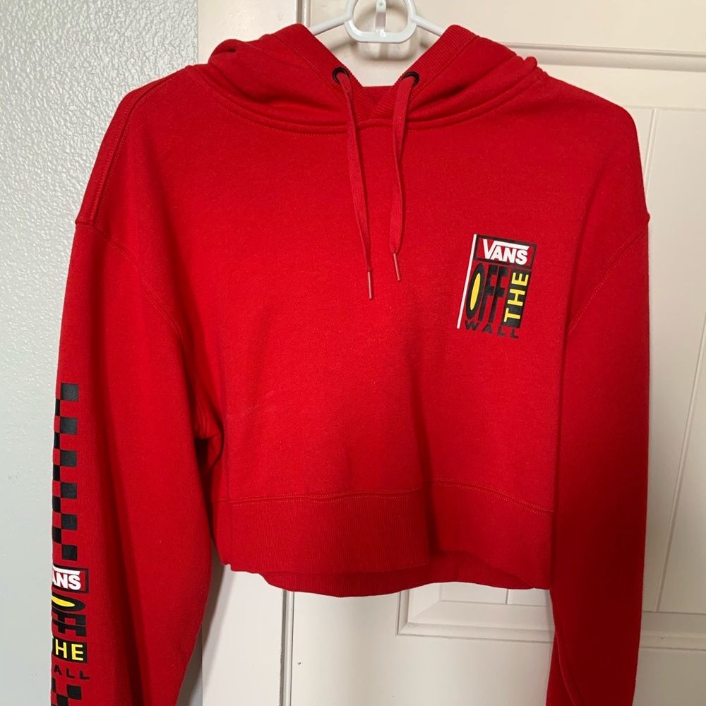 Vintage Vans cropped hoodie